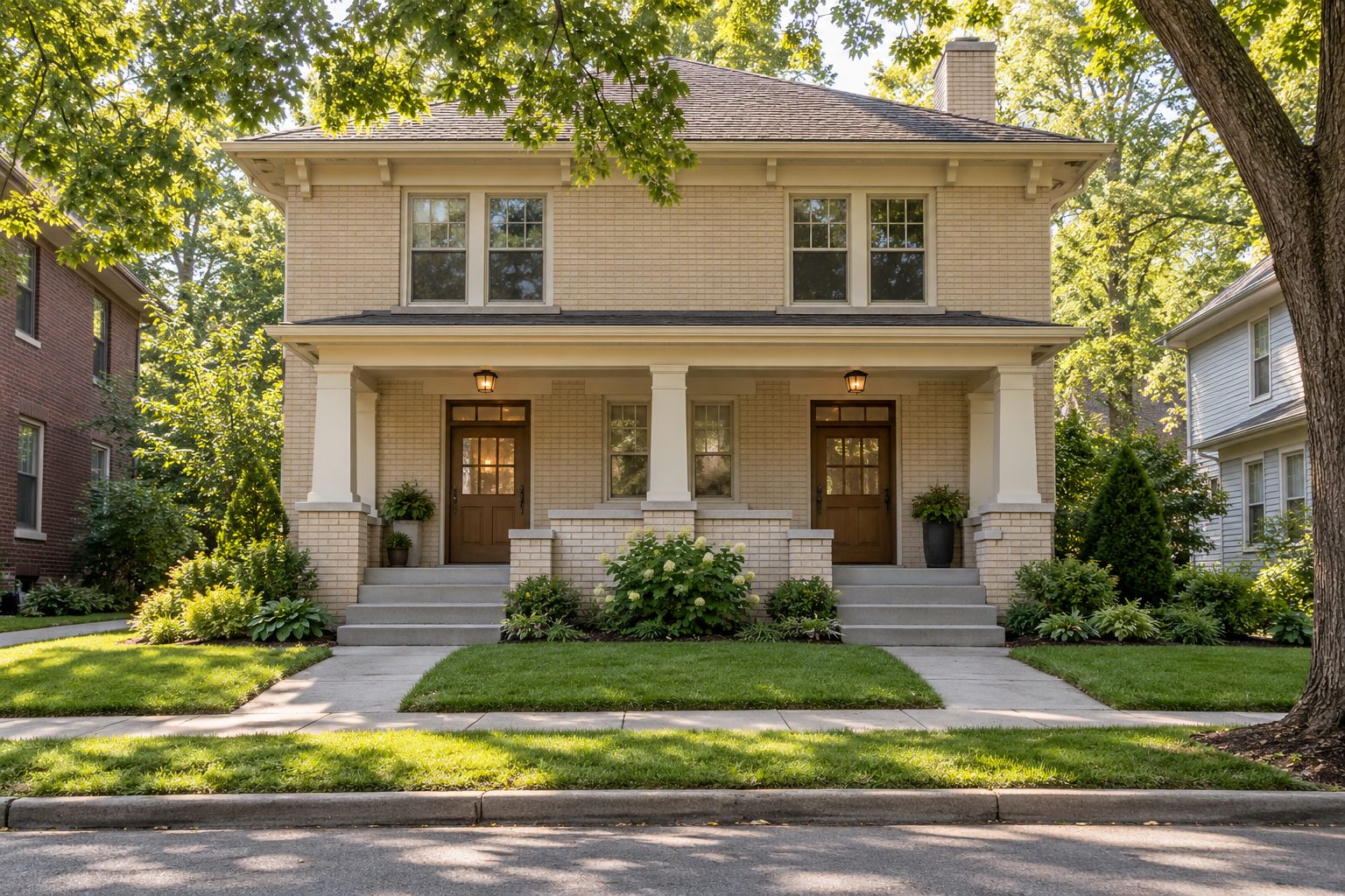 Representative two-unit residential property